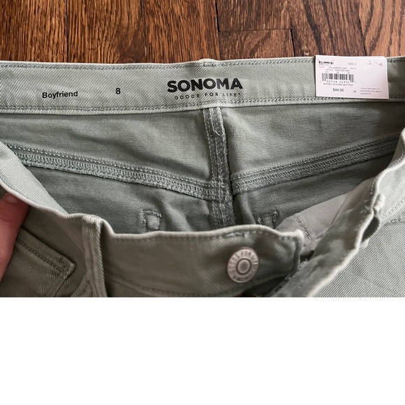 Sonoma boyfriend High Rise jeans Sz 8 - Picture 3 of 4